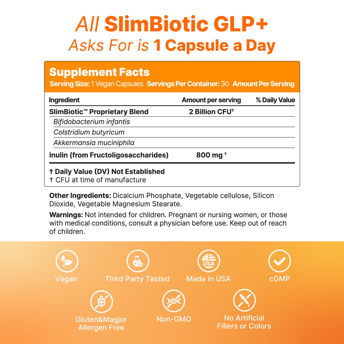 SlimBiotic GLP+: Gentle Craving & Gut Support