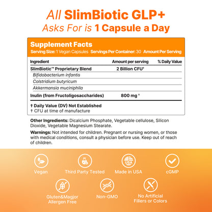 SlimBiotic GLP+: Gentle Craving & Gut Support